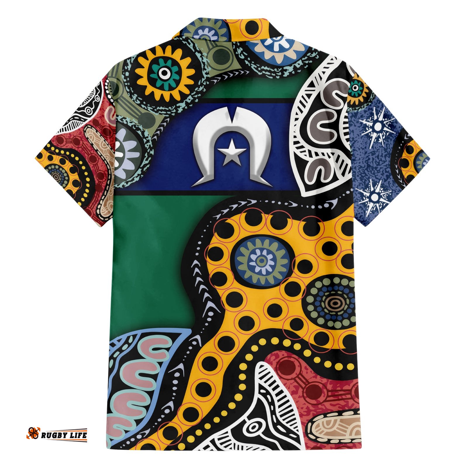 Torest Trait Islands Mix Aboriginal Pattern Hawaiian Shirt