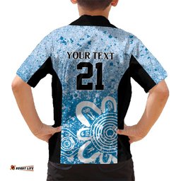 Adelaide Strikers Custom Hawaiian Shirt Minimalism Aboriginal