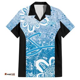 Adelaide Strikers Custom Hawaiian Shirt Minimalism Aboriginal