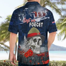 New Zealand ANZAC Day Hawaiian Shirt Freedom Ain't Free