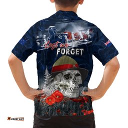 New Zealand ANZAC Day Hawaiian Shirt Freedom Ain't Free