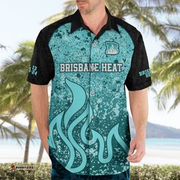 Brisbane Heat Custom Hawaiian Shirt BBL Cricket Team 2024