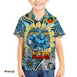 Custom NAIDOC Week 2024 Titans Hawaiian Shirt Mascot Rugby