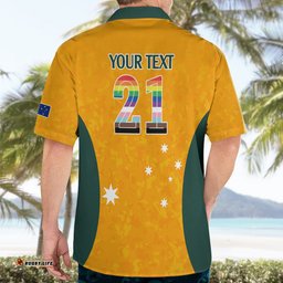 Custom Australia Matildas Pride With Kangaroo Hawaiian Shirt