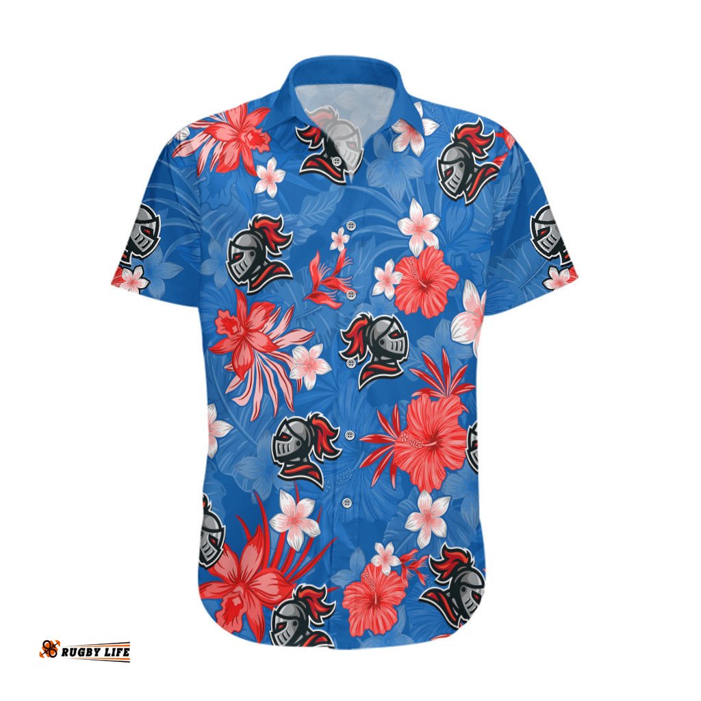 Knights Rugby Hawaiian Shirt Beautiful Floral Pattern Spring Summer Vibe