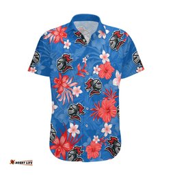 Knights Rugby Hawaiian Shirt Beautiful Floral Pattern Spring Summer Vibe