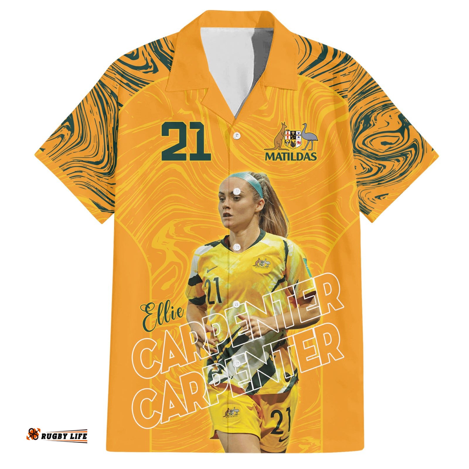 Ellie Carpenter Australian Matildas Hawaiian Shirt