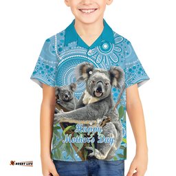 Australia Mothers Day Hawaiian Shirt I Love You Every Universe Aboriginal Art