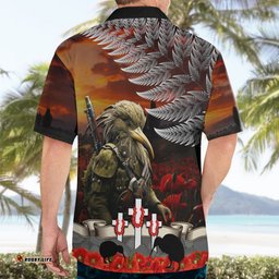 New Zealand ANZAC Day Hawaiian Shirt The Ode of Remembrance and Silver Fern