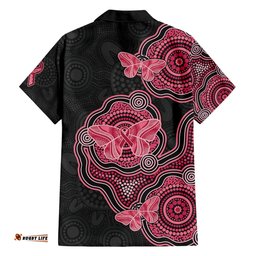 Australia Indigenous Mother's Day Hawaiian Shirt Aboriginal Breast Cancer Ribbon