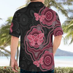 Australia Indigenous Mother's Day Hawaiian Shirt Aboriginal Breast Cancer Ribbon