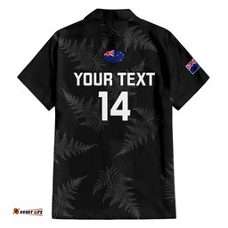 Custom New Zealand Silver Fern Rugby Hawaiian Shirt Go Aotearoa Champions World Cup