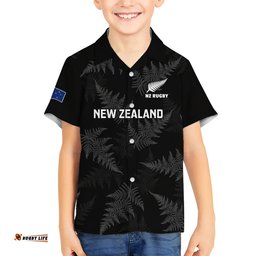 Custom New Zealand Silver Fern Rugby Hawaiian Shirt Go Aotearoa Champions World Cup