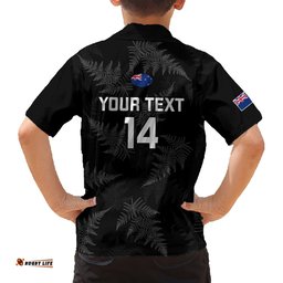 Custom New Zealand Silver Fern Rugby Hawaiian Shirt Go Aotearoa Champions World Cup