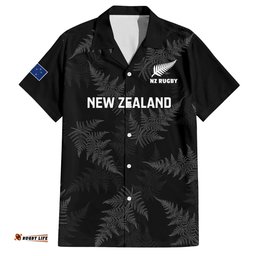 Custom New Zealand Silver Fern Rugby Hawaiian Shirt Go Aotearoa Champions World Cup