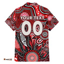 Personalised Saints NAIDOC Week 2024 Hawaiian Shirt Aussie Aboriginal Art