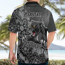 Personalised Panthers NAIDOC Week 2024 Hawaiian Shirt Aboriginal Fire Burning Sparks