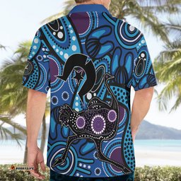 Emu NAIDOC 2024 Hawaiian Shirt Aboriginal Art Style