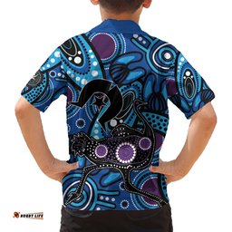 Emu NAIDOC 2024 Hawaiian Shirt Aboriginal Art Style