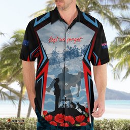 Australia ANZAC Day Hawaiian Shirt Gallipoli Soldiers Simple Style