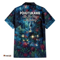 New Zealand Matariki Pohutukawa Hawaiian Shirt Te Mauri te Ora