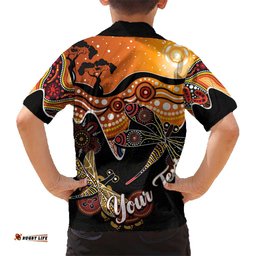 Dragonfly Aboriginal Australia Hawaiian Shirt Indigenous Art
