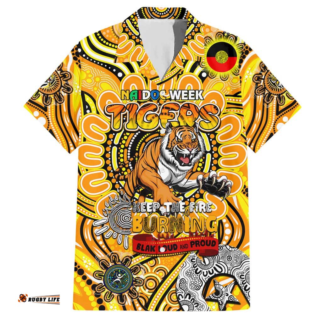 Custom Richmond Tiger NAIDOC Week 2024 Hawaiian Shirt Mascot Football