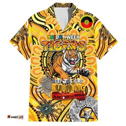 Custom Richmond Tiger NAIDOC Week 2024 Hawaiian Shirt Mascot Football