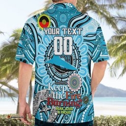 Custom NAIDOC Week 2024 Sharks Hawaiian Shirt Mascot Rugby