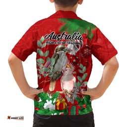 Kookaburra Lover Hawaiian Shirt Australia Koalaty Merry Christmas Aboriginal