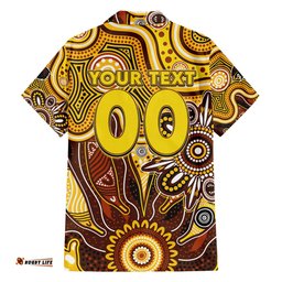 Personalised Hawks NAIDOC Week 2024 Hawaiian Shirt Aussie Aboriginal Art