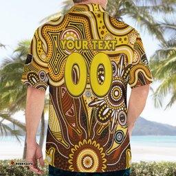Personalised Hawks NAIDOC Week 2024 Hawaiian Shirt Aussie Aboriginal Art