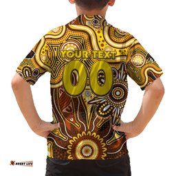 Personalised Hawks NAIDOC Week 2024 Hawaiian Shirt Aussie Aboriginal Art
