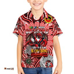 Custom NAIDOC Week 2024 Dragons Hawaiian Shirt Mascot Rugby