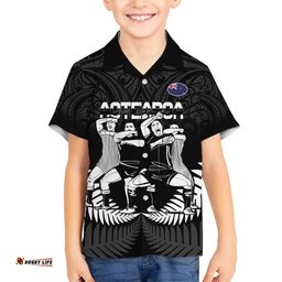 New Zealand Silver Fern Rugby Hawaiian Shirt Haka Dance With Aotearoa Maori Pattern