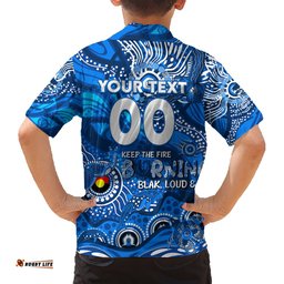 Custom NAIDOC Week 2024 Cats Hawaiian Shirt Aboriginal Animals Keep The Fire Burning