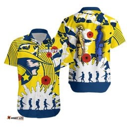 Cowboys ANZAC Hawaiian Shirt Will Remember Forever