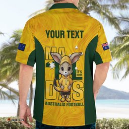 Custom Matildas Hawaiian Shirt Australian Cute Mascot Unique Gold Version