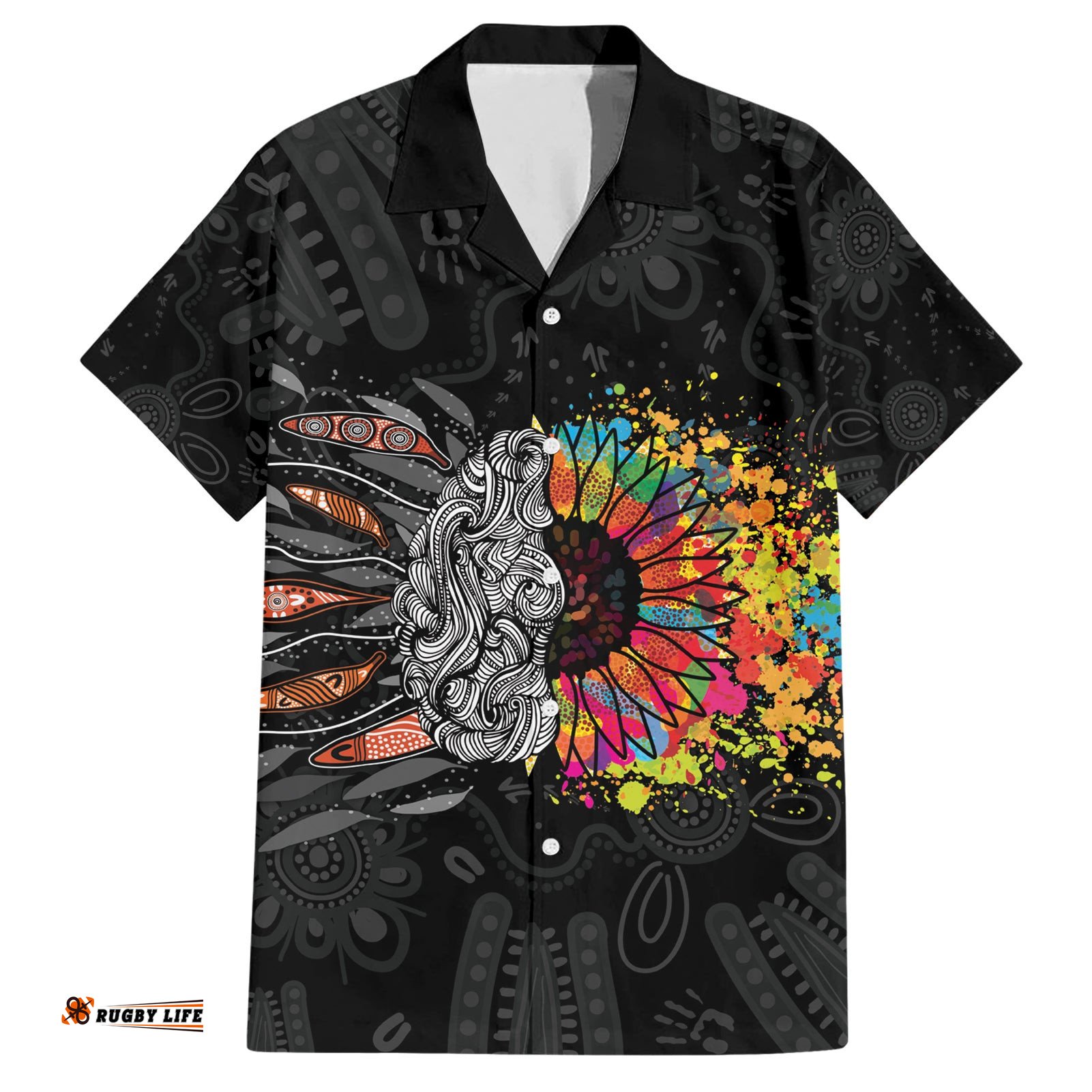 Australia Aboriginal Hawaiian Shirt Autism It's Okay To Be Different