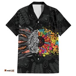 Australia Aboriginal Hawaiian Shirt Autism It's Okay To Be Different
