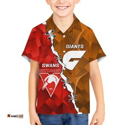 Personalised Giants And Swans Football Hawaiian Shirt Dynamic Style