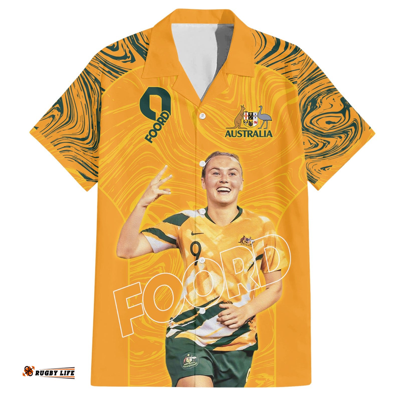 Caitlin Foord Australia Matildas Hawaiian Shirt