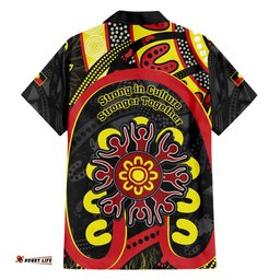 Australia Indigenous Children's Day Hawaiian Shirt Strong In Culture Stronger Together Aboriginal Art