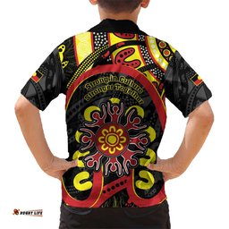 Australia Indigenous Children's Day Hawaiian Shirt Strong In Culture Stronger Together Aboriginal Art