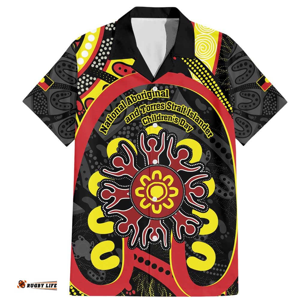 Australia Indigenous Children's Day Hawaiian Shirt Strong In Culture Stronger Together Aboriginal Art