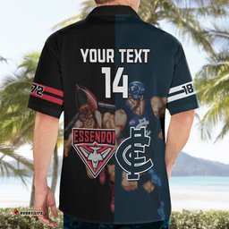 Custom Blues And Bombers Football Hawaiian Shirt 2024 Together Sporty