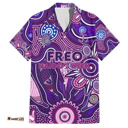 Personalised Freo NAIDOC Week 2024 Hawaiian Shirt Aussie Aboriginal Art