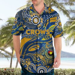 Custom NAIDOC Week 2024 Eagles Hawaiian Shirt Aboriginal Animals Keep The Fire Burning
