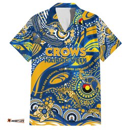 Custom NAIDOC Week 2024 Eagles Hawaiian Shirt Aboriginal Animals Keep The Fire Burning