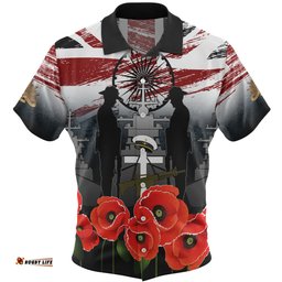 Australia Navy Force Anzac Day Custom Hawaiian Shirt - We Thank You For Our Freedom Hawaiian Shirt